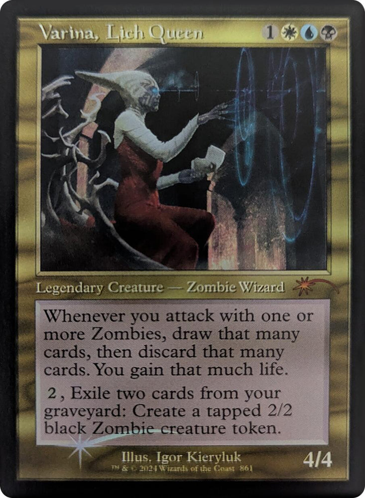 Varina, Lich Queen (Retro Frame)