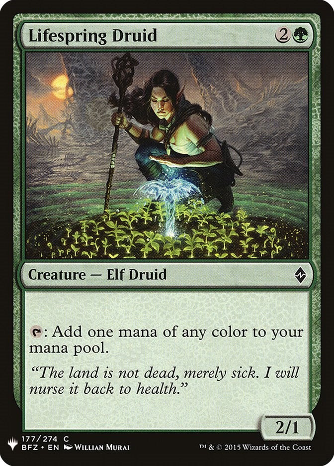 Lifespring Druid [LIST - 177]