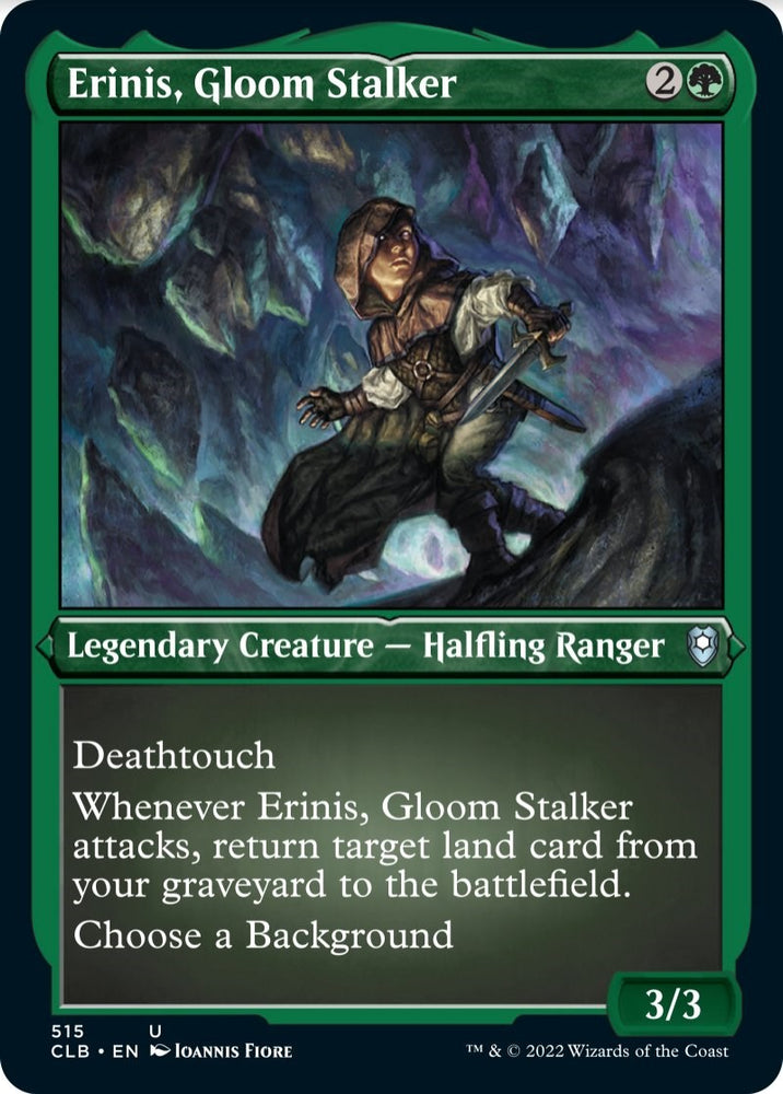 Erinis, Gloom Stalker (Foil Etched) [CLB - 515]