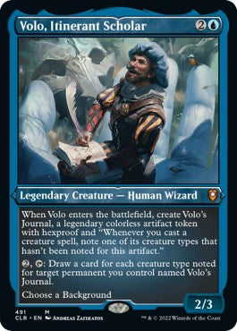 Volo, Itinerant Scholar (Foil Etched) [CLB - 491]
