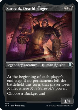 Sarevok, Deathbringer (Foil Etched) [CLB - 497]