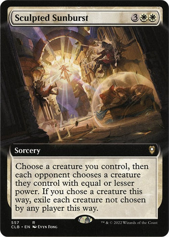 Sculpted Sunburst (Extended Art) [CLB - 557]