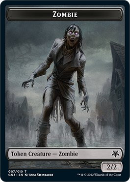Zombie // Treasure Double-Sided Token