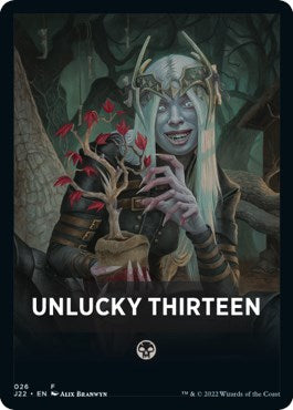 Unlucky Thirteen Theme Card