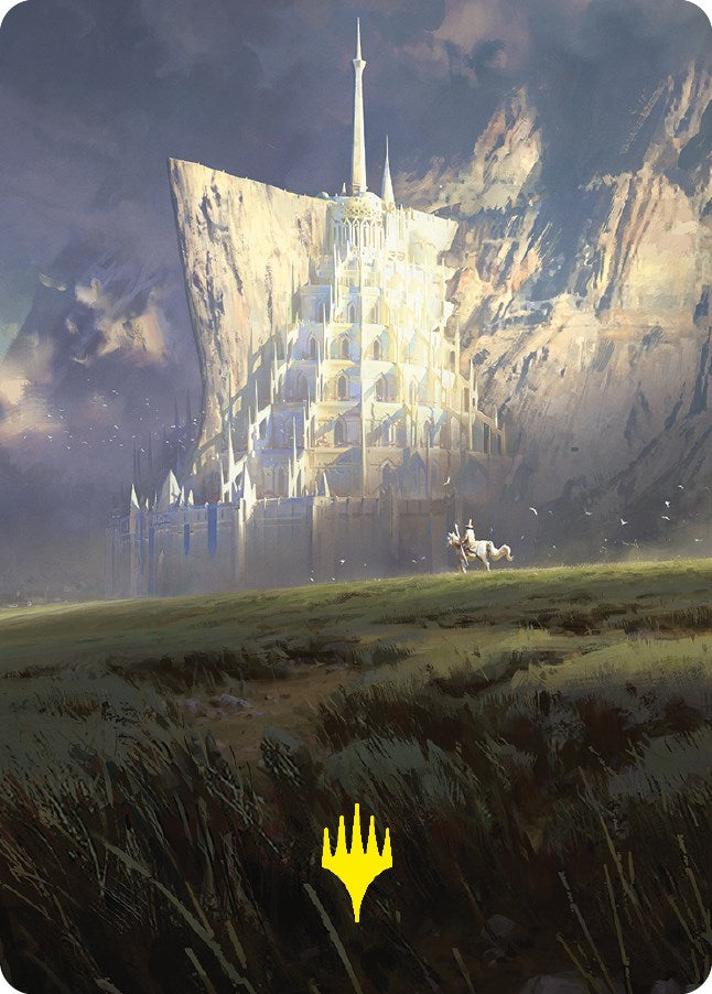 Minas Tirith Art Card (Gold-Stamped Signature) [ASLTR - 55]