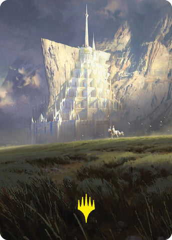 Minas Tirith Art Card (Gold-Stamped Signature) [ASLTR - 55]