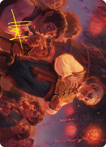 Bilbo, Retired Burglar Art Card (Gold-Stamped Signature) [ASLTR - 14]