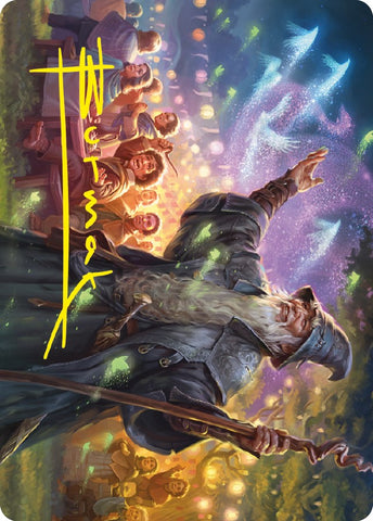 Gandalf, Friend of the Shire Art Card (Gold-Stamped Signature) [ASLTR - 5]