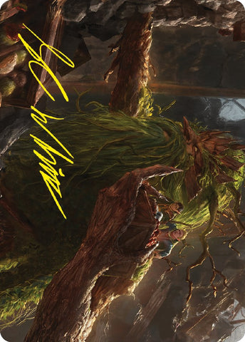 Treebeard, Gracious Host Art Card (Gold-Stamped Signature) [ASLTR - 67]