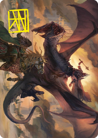 Witch-king, Bringer of Ruin Art Card (Gold-Stamped Signature) [ASLTR - 34]