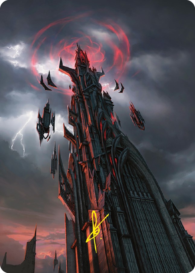 Barad-dur Art Card (Gold-Stamped Signature) [ASLTR - 54]