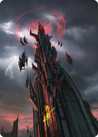 Barad-dur Art Card (Gold-Stamped Signature) [ASLTR - 54]