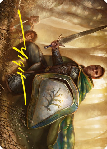 Boromir, Warden of the Tower Art Card (Gold-Stamped Signature) [ASLTR - 1]