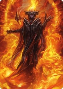 Sauron, the Dark Lord Art Card [ASLTR - 21]