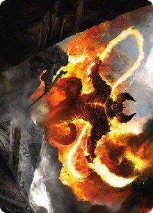 The Balrog, Flame of Udun Art Card [ASLTR - 36]