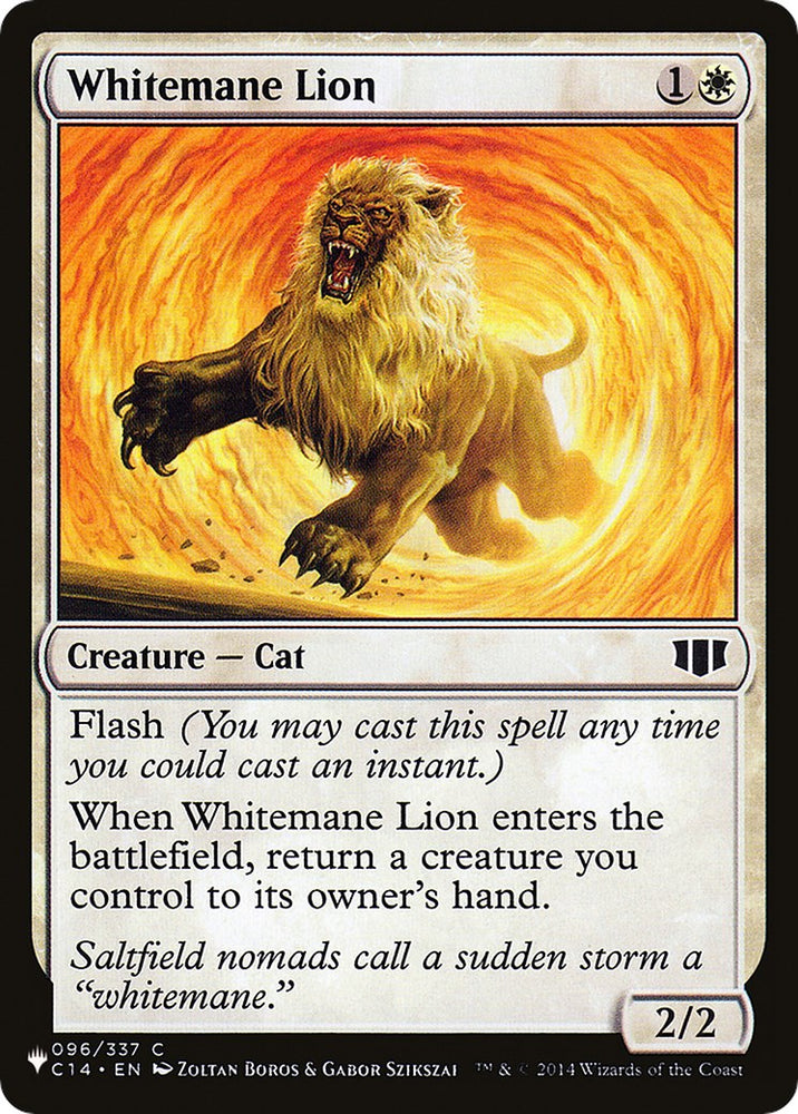 Whitemane Lion (C14)