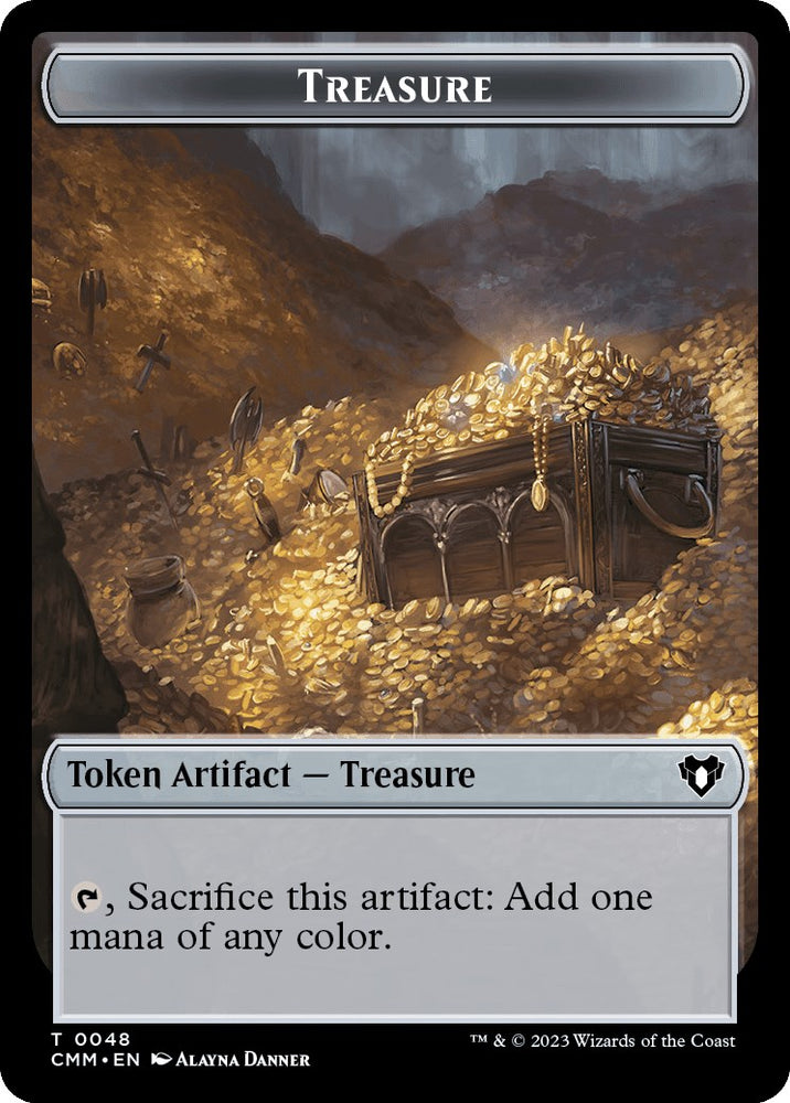 Treasure // Phyrexian Myr Double-Sided Token