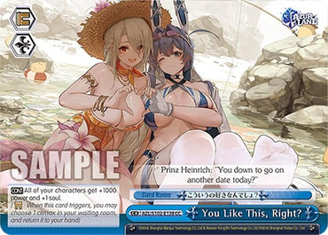 You Like This, Right?