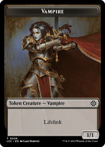 Vampire (0006) // Vampire Demon Double-Sided Token