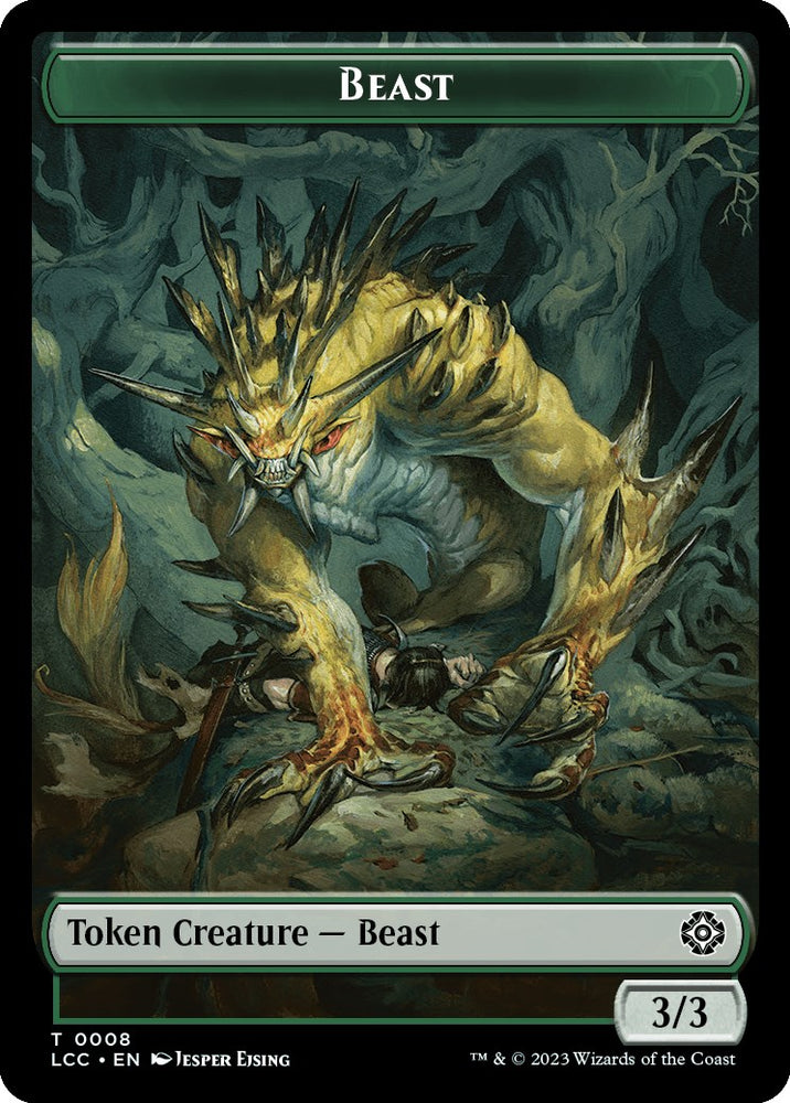 Beast // Merfolk (0003) Double-Sided Token