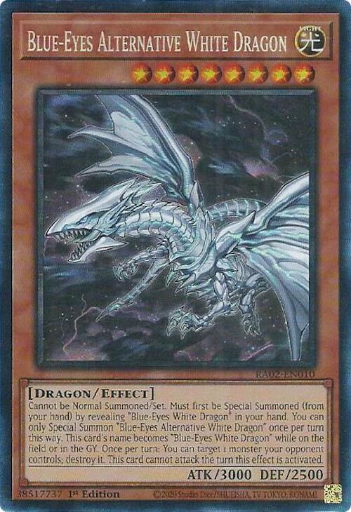 Blue-Eyes Alternative White Dragon (PCR) [RA02 - RA02-EN010]
