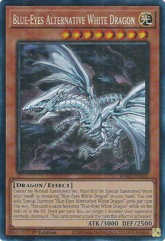 Blue-Eyes Alternative White Dragon (PCR) [RA02 - RA02-EN010]