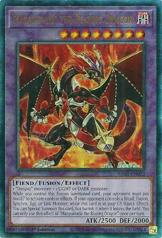 Masquerade the Blazing Dragon (PUR) [RA02 - RA02-EN022]