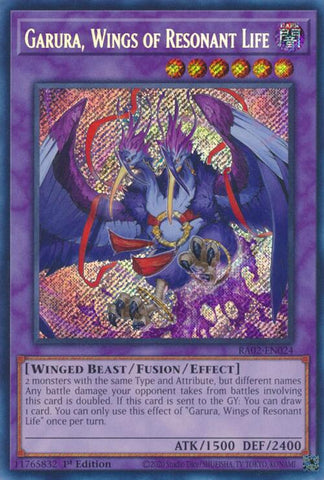 Garura, Wings of Resonant Life (Secret Rare) [RA02 - RA02-EN024]