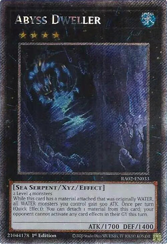 Abyss Dweller (Platinum Secret Rare) [RA02 - RA02-EN033]