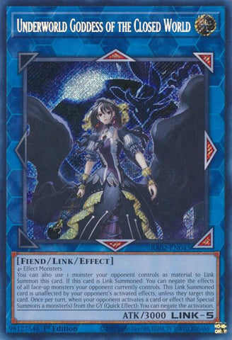 Underworld Goddess of the Closed World (Secret Rare) [RA02 - RA02-EN045]