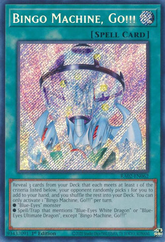 Bingo Machine, Go!!! (Secret Rare) [RA02 - RA02-EN062]