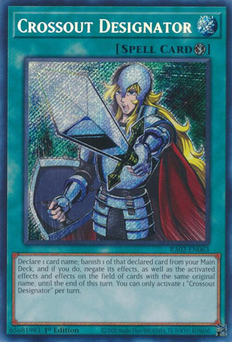 Crossout Designator (Secret Rare) [RA02 - RA02-EN063]