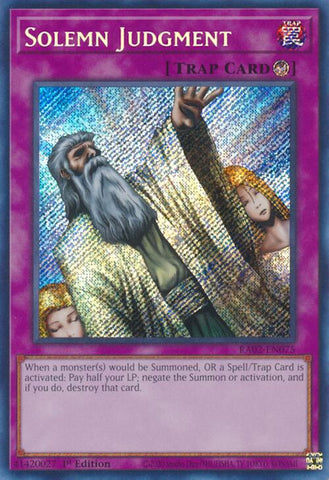 Solemn Judgment (Secret Rare) [RA02 - RA02-EN075]