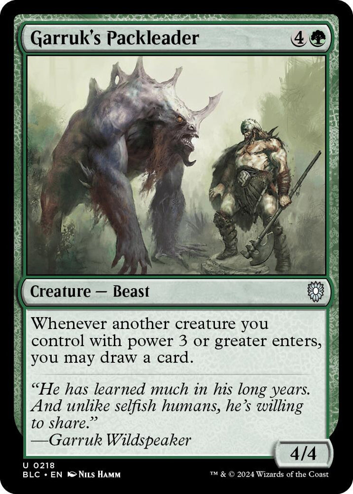 Garruk's Packleader [BLC - 218]