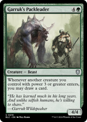 Garruk's Packleader [BLC - 218]