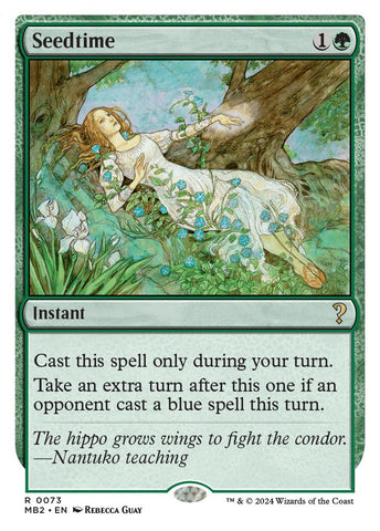 Seedtime (White Border)