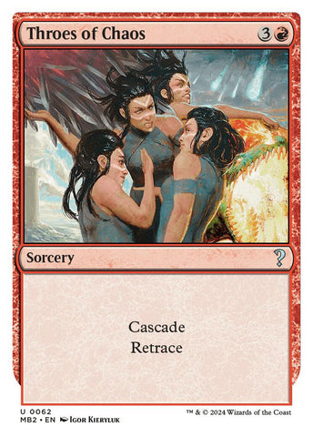 Throes of Chaos (White Border)