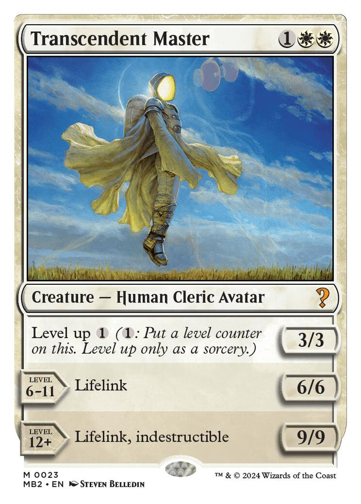 Transcendent Master (White Border)