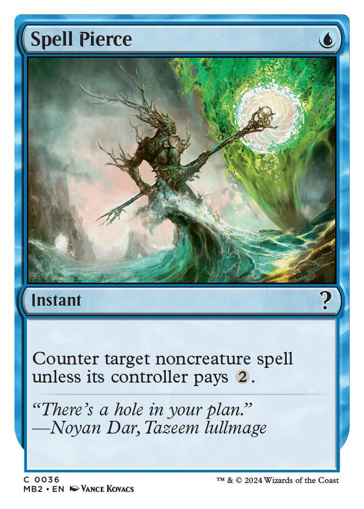 Spell Pierce (White Border)