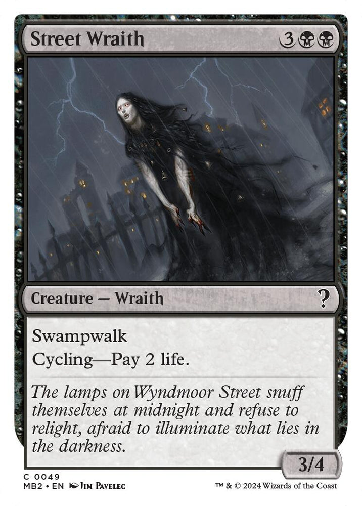 Street Wraith (White Border)
