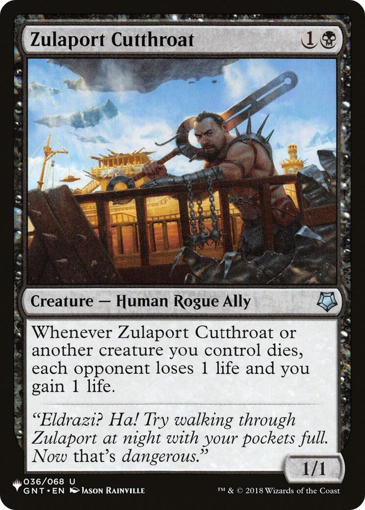 Zulaport Cutthroat [LIST - 036/068]