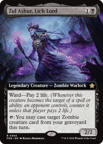 Zul Ashur, Lich Lord (Extended Art) [FDN - 464]