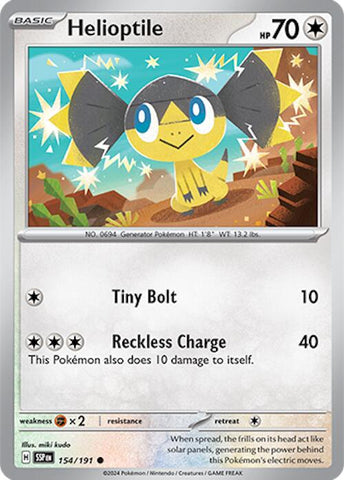 Helioptile [SSP - 154/191]