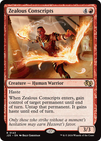Zealous Conscripts [J25 - 143]