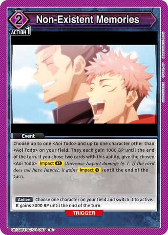 Non-Existent Memories [UE03BT - UE03BT/JJK-1-097]