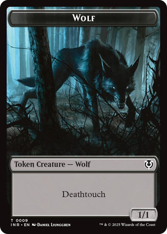 Wolf (0009) // Wolf (0018) Double-Sided Token