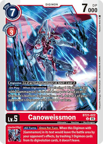 Canoweissmon [BT21 - BT21-022 U]