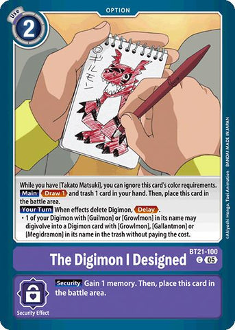 The Digimon I Designed [BT21 - BT21-100 C]