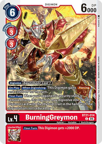 BurningGreymon [BT21 - BT21-014 C]