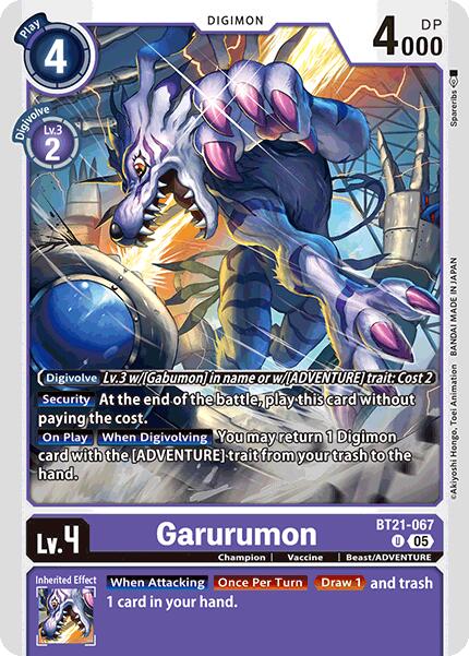 Garurumon [BT21 - BT21-067 U]